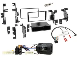 Einbauset Lenkradadapter Doppel DIN Autoradio für Nissan Tida ab 2008 Titan ab 2