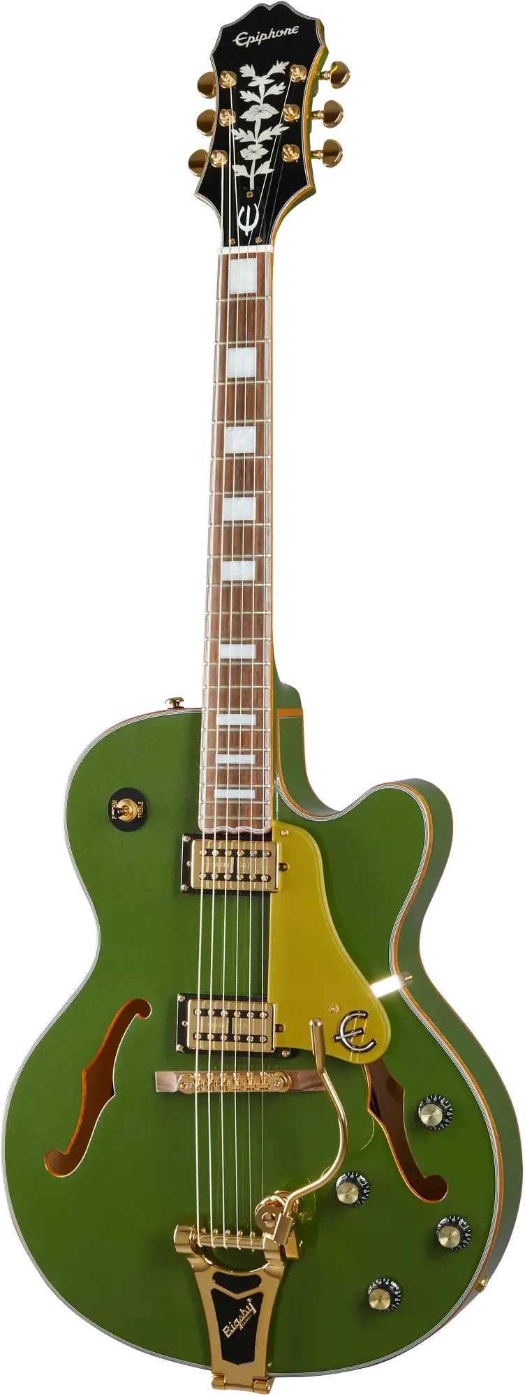 Электрогитара полуакустическая Epiphone Emperor Swingster Forest Green Metallic
