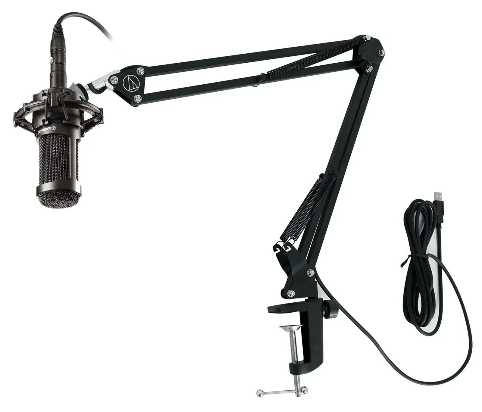 Микрофон Audio-technica AT2035 конденсаторный, кардиоидный, с кейсом и кронштейном Boom Arm