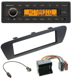 Continental MP3 Bluetooth AUX USB Autoradio für Renault Scenic (ab 12) - braun