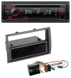 Автомагнитола для Citroen Jumper 2006–2011 Kenwood MP3, CD, USB, Bluetooth, DAB, Quadlock