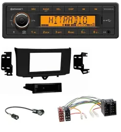Continental MP3 Bluetooth AUX USB Autoradio für Smart ForTwo (2010-2015)