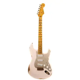 Электрогитара Fender Custom Shop 1955 Stratocaster Super Faded Shell Pink Gold Hardware