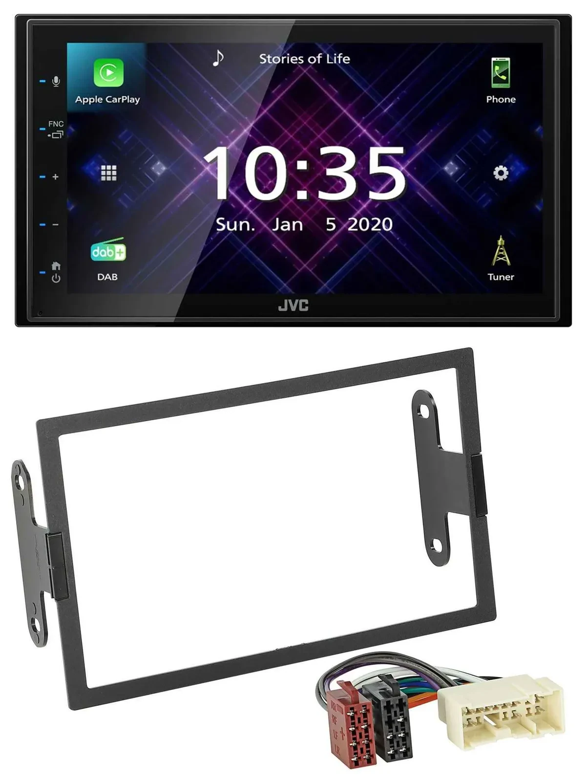 JVC DAB 2DIN MP3 Bluetooth USB Autoradio für Nissan Xterra 2000-2004