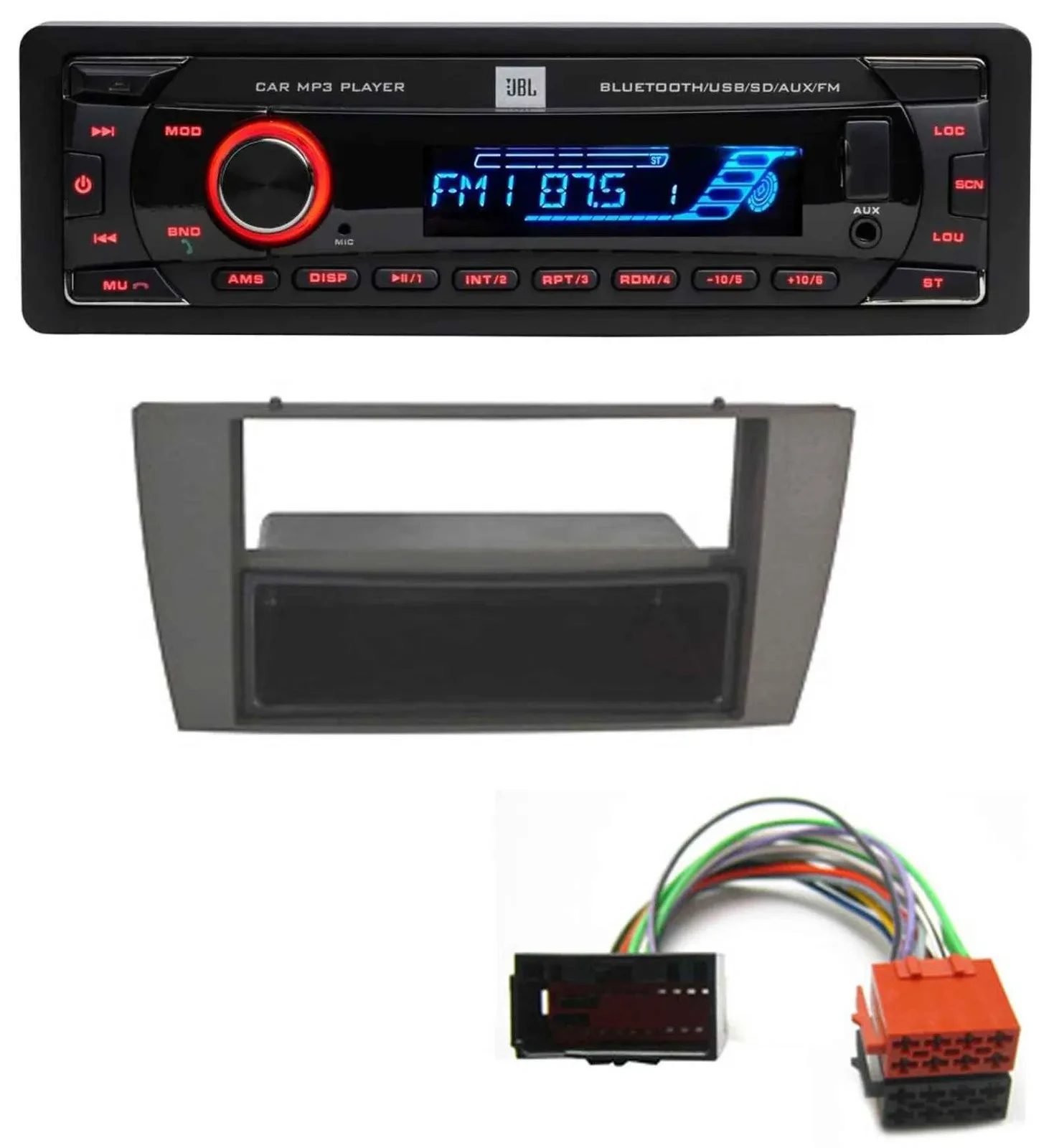 JBL AUX MP3 USB Bluetooth SD Autoradio für Jaguar S-Type X-Type 2003-2008