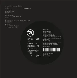Виниловая пластинка Aphex Twin - Computer Controlled Acoustic Instruments Pt2 NEW Sealed Vinyl LP