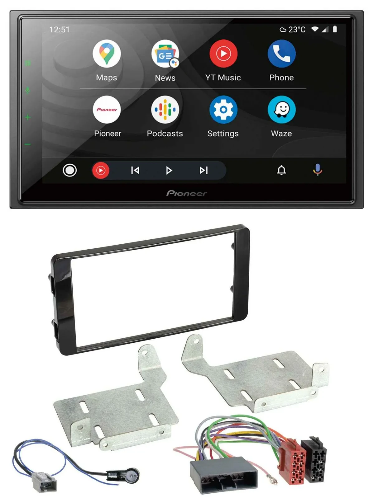 Автомагнитола Pioneer для Mitsubishi ASX (с 2015) 2 DIN USB Bluetooth DAB MP3