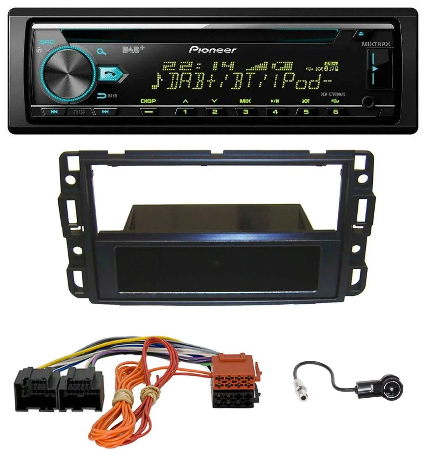 Автомагнитола для Cadillac BLS (2006–2010) Pioneer DAB, CD, USB, Bluetooth