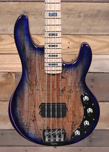 Music Man BFR StingRay Special Bass Paua Blue Burst w/ Case