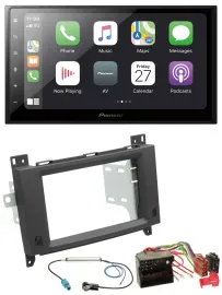 Pioneer MP3 Bluetooth DAB 2DIN USB Autoradio für Mercedes Vito Viano 06-14 Rubbe