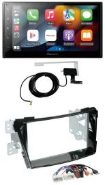 Автомагнитола для Hyundai i40 (с 2011, VF) Pioneer 2DIN, MP3, USB, Bluetooth, DAB, черный глянцевый