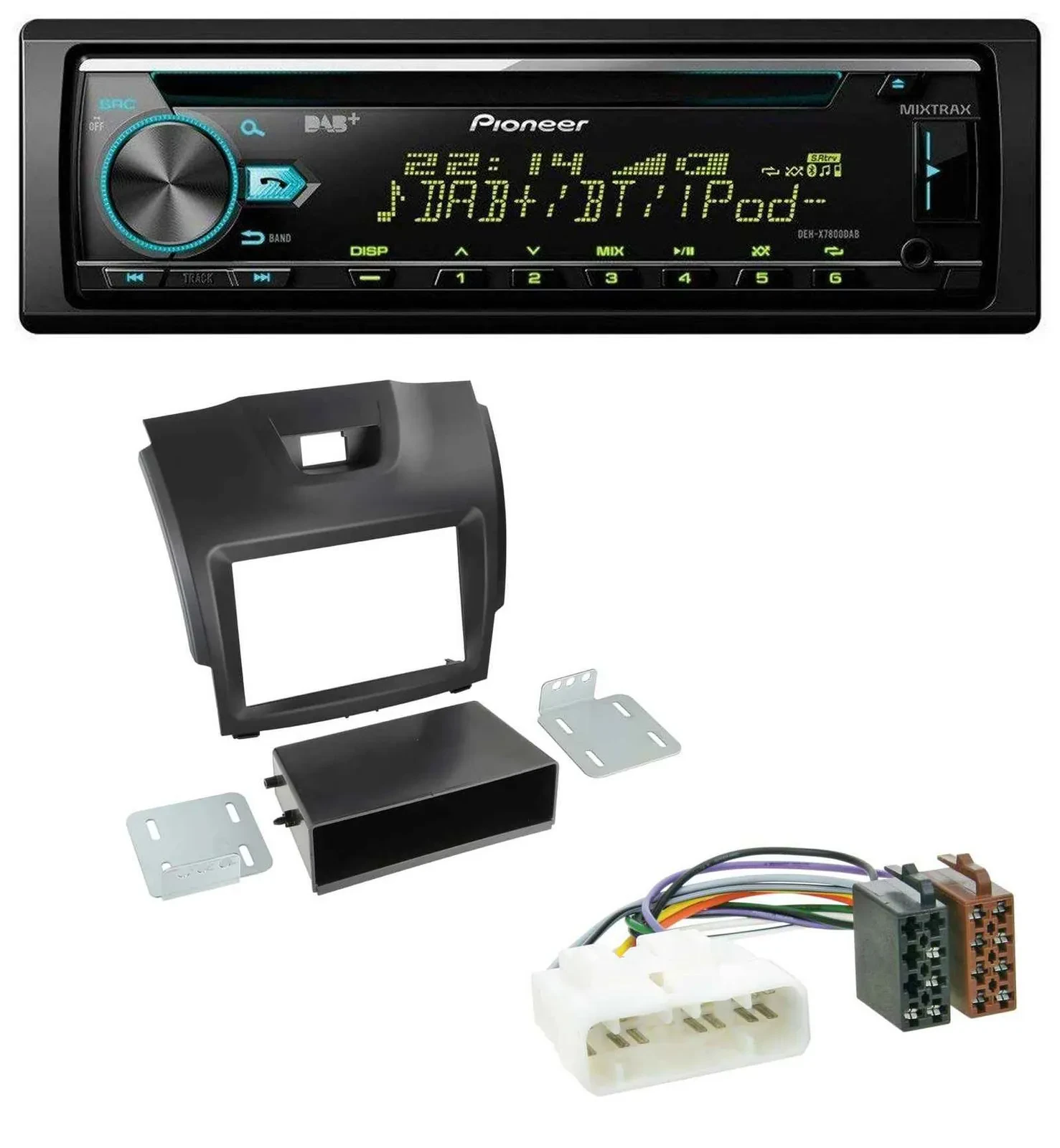 Автомагнитола для Isuzu D-Max (2012–2020) Pioneer DAB, CD, USB, Bluetooth, MP3