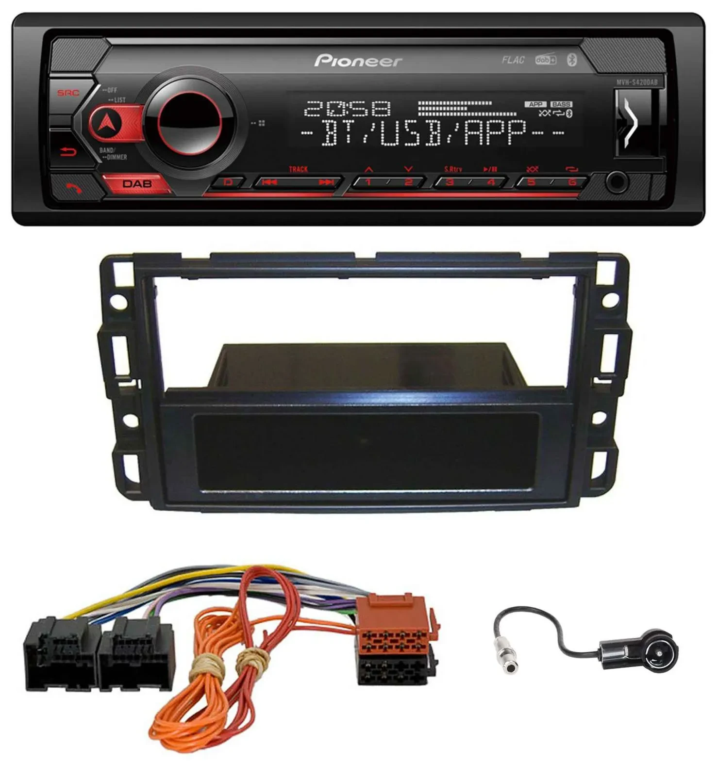 Автомагнитола для Cadillac BLS (2006–2010) Pioneer MP3 USB DAB Bluetooth