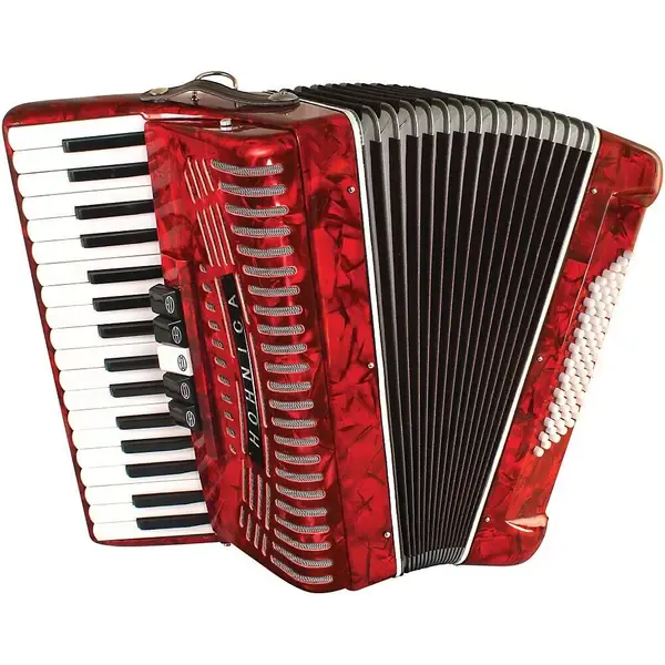 Аккордеон Hohner 72 Bass Entry Level Piano Accordion Red