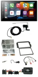 Автомагнитола Pioneer 2DIN USB Bluetooth DAB для Chevrolet Aveo, Captiva (2006)