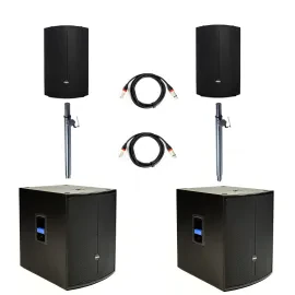 Audio Discovery 12+18 Stage 3 Set, Aktive Lautsprecher & Bassboxen, 400W RMS
