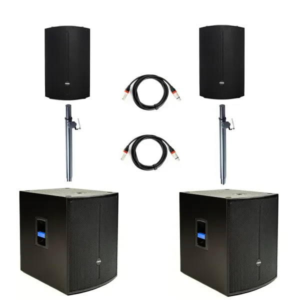 Audio Discovery 12+18 Stage 3 Set, Aktive Lautsprecher & Bassboxen, 400W RMS