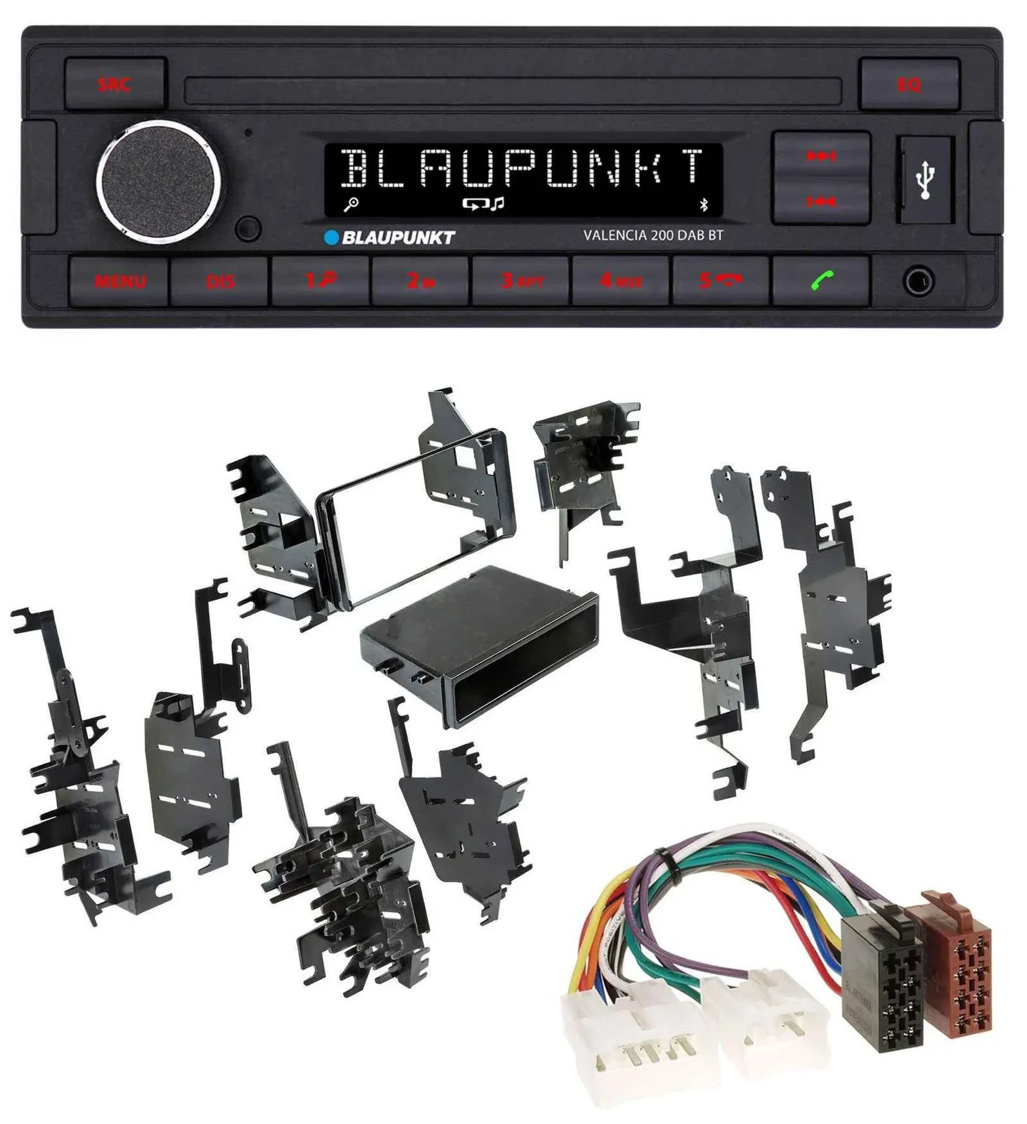 Автомагнитола для Toyota Highlander/Matrix/RAV4 Blaupunkt DAB, MP3, Bluetooth, USB