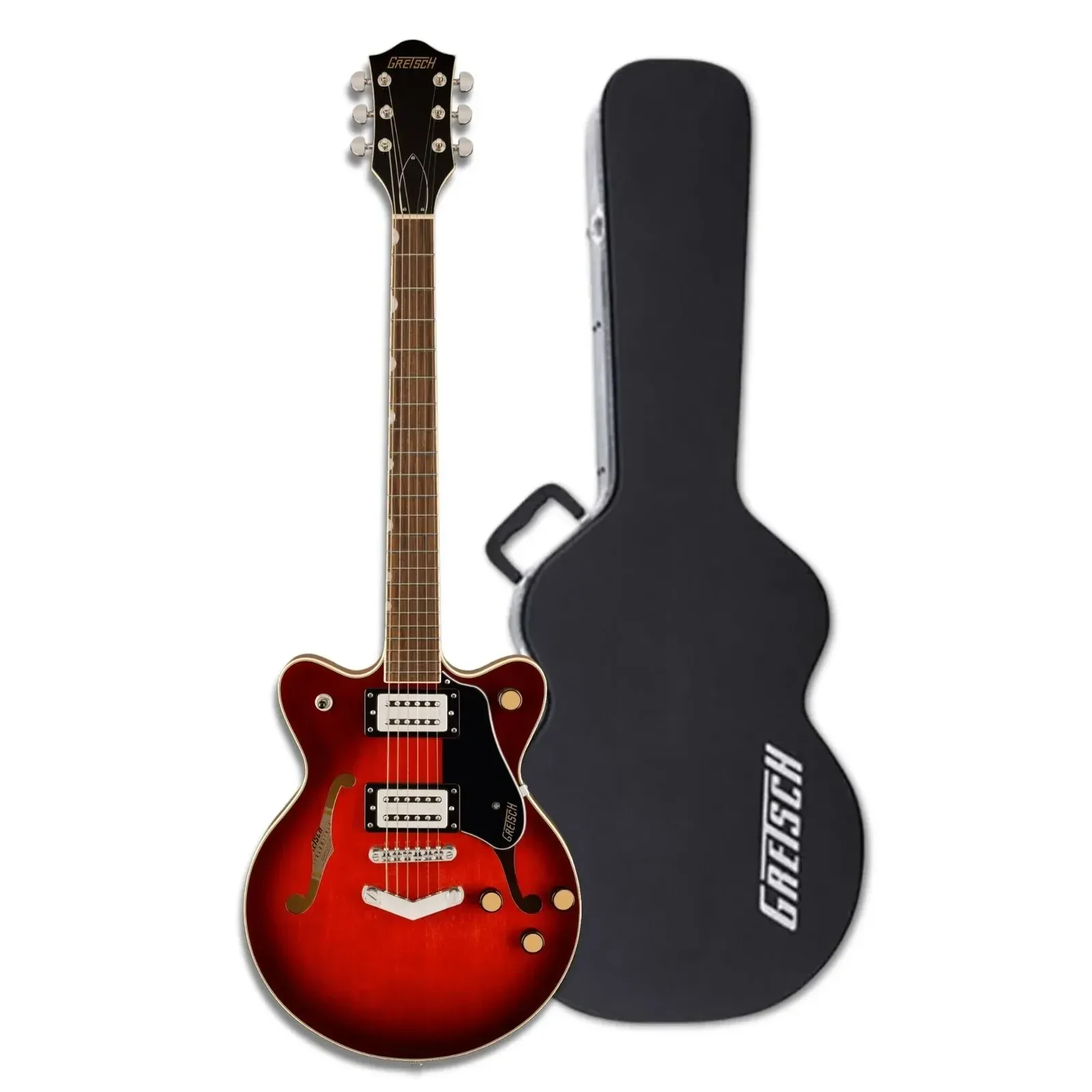 Электрогитара Gretsch G2655 Streamliner Center Block Jr Double Cut Claret Burst (набор)