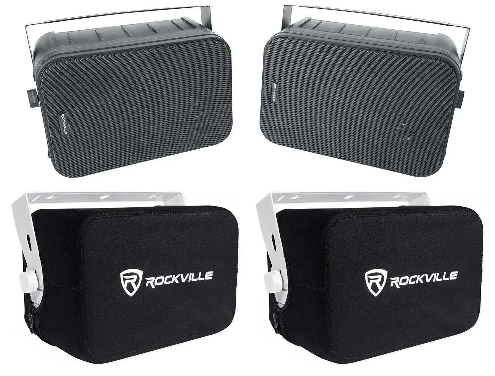 Настенная акустика Rockville HP65S-8 Black с чехлом (пара)