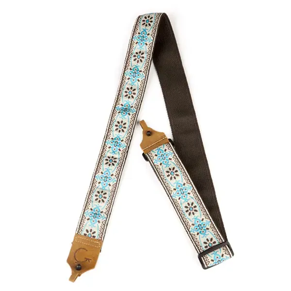 Ремень для гитары Gretsch G Brand Banjo Strap Blue Brown