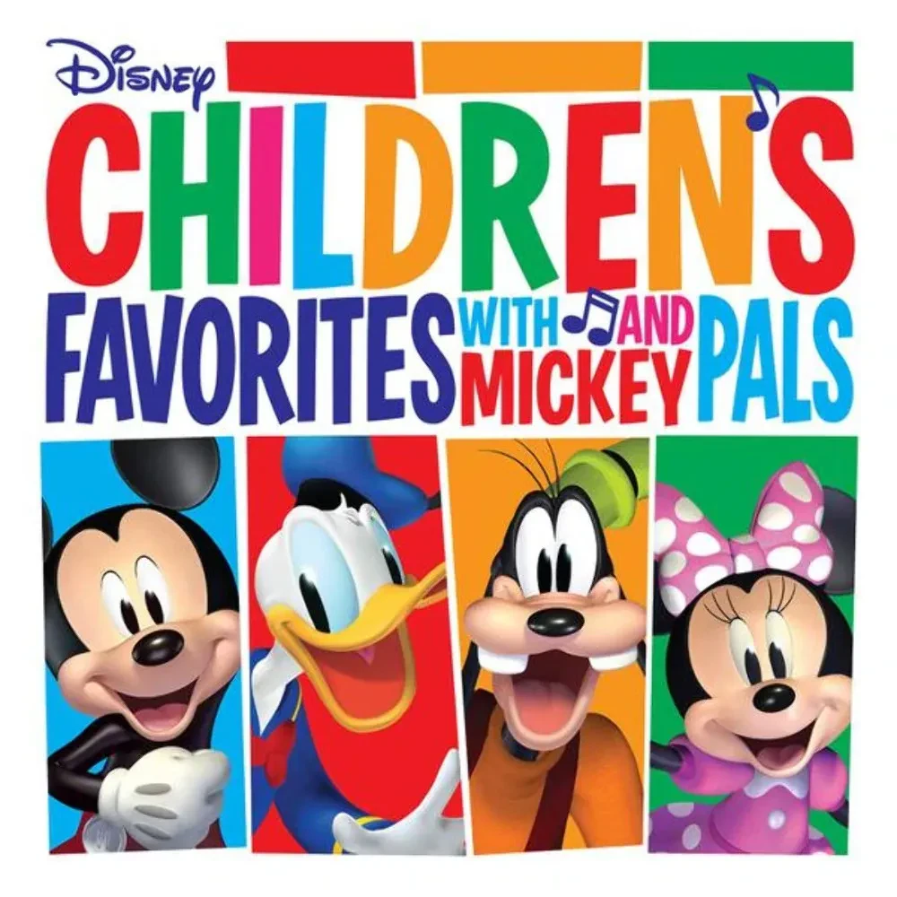 Виниловая пластинка Various Artists – Children's Favorites With Mickey And Pals Красный винил
