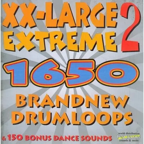 CD-диск Best Service XXL Extreme 2 Drumloops Audio