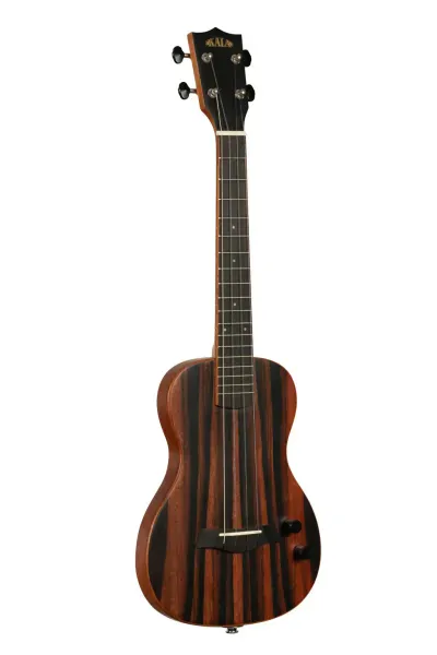 Kala Solid Body Okoume Tenor Ukulele, Striped Ebony