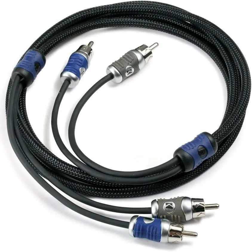 Коммутационный кабель Kicker Q-Series QI22 2‑канальный, 2 x RCA (M) – 2 x RCA (M)