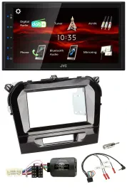 JVC USB Bluetooth Lenkrad DAB 2DIN Autoradio für Suzuki Vitara ab 2015
