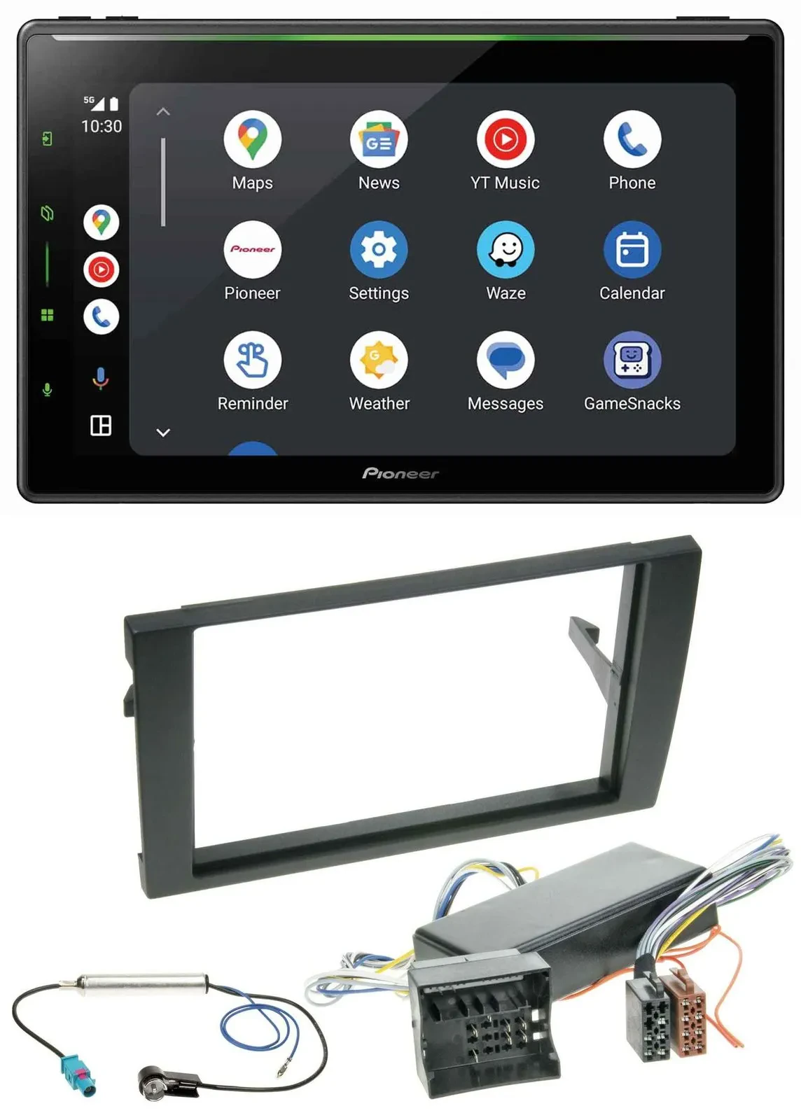 Pioneer 2DIN MP3 USB Bluetooth DAB Autoradio für Audi A4 04-08 B7 Bose Aktivsyst