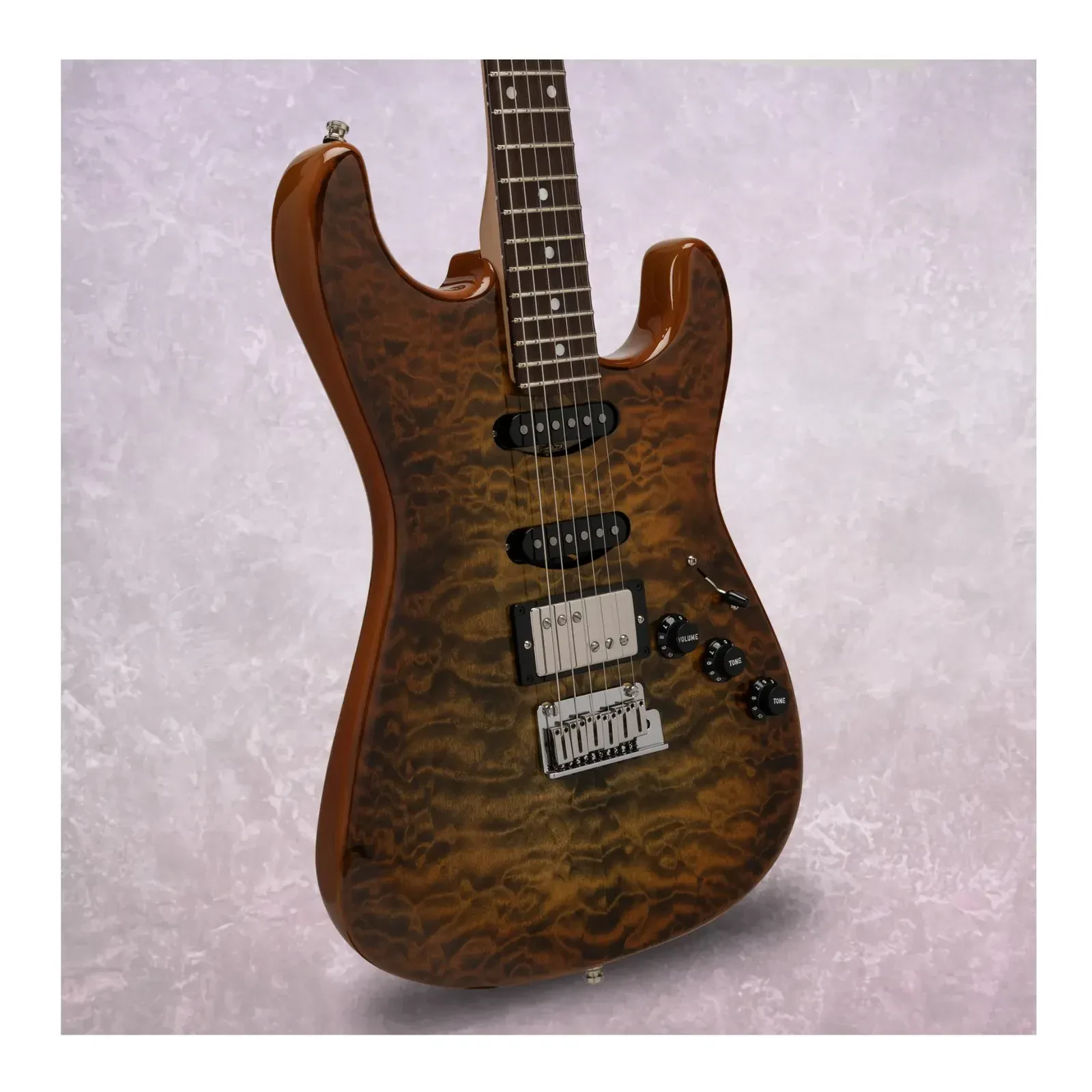 Fender S24 Handstained QMT Stratocaster NOS Masterbuilt by David Brown (Bengal)