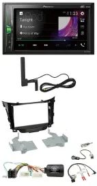 Pioneer MP3 DAB Lenkrad 2DIN Bluetooth Autoradio für Hyundai i30 2012-2017