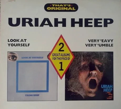 URIAH HEEP - Look At Yourself / Very'Eavy Very'Umble (2LP , Used)