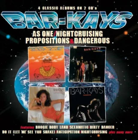THE BAR-KAYS - As One / Nightcruising / Propositions / Dangerous (2CD)