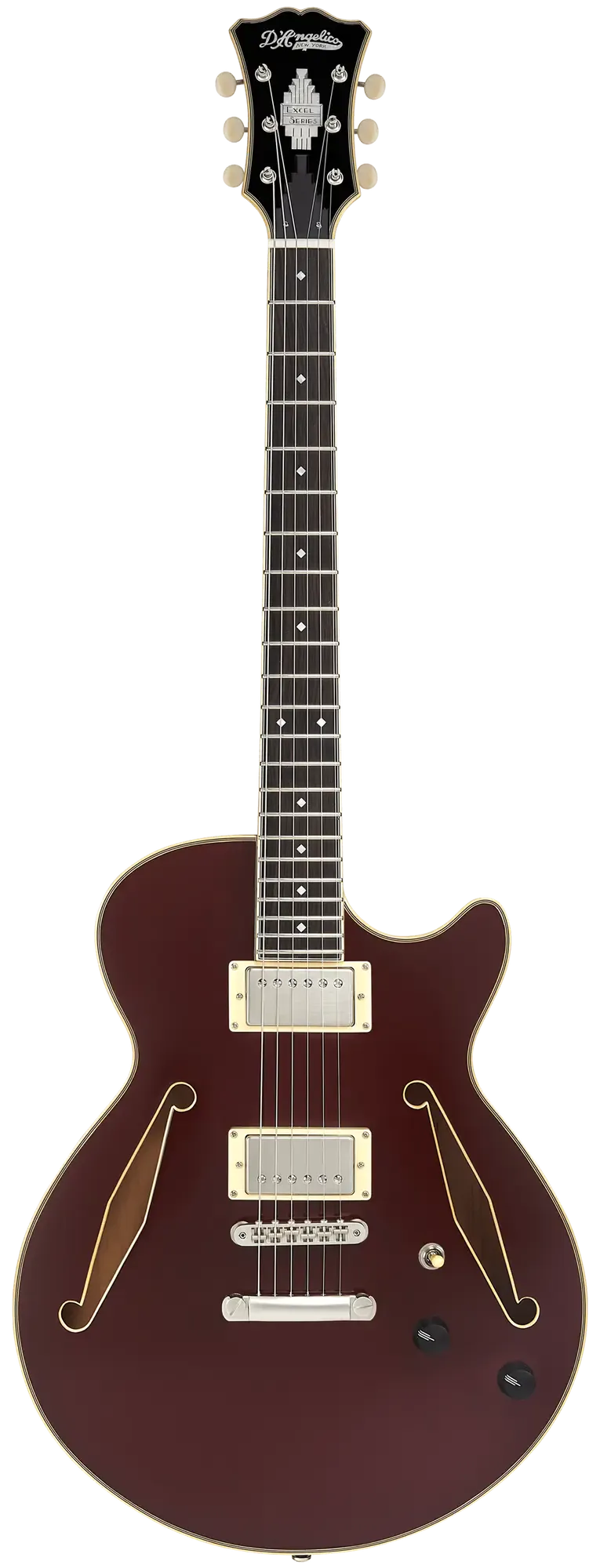 Электрогитара полуакустическая D'Angelico Excel SS Tour Solid Wine