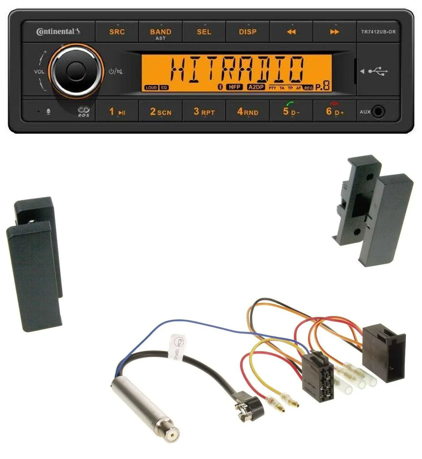 Continental MP3 Bluetooth AUX USB Autoradio für Seat Leon, Toledo (1998-2006)