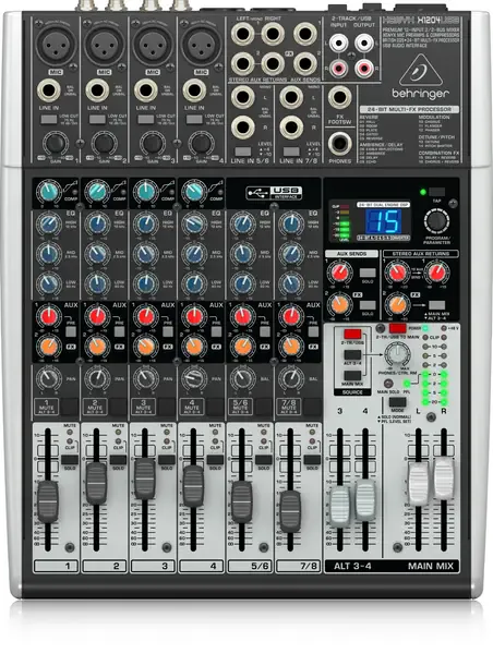 Аналоговый микшерный пульт Behringer Xenyx X1204USB