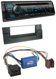 Kenwood Bluetooth USB CD MP3 DAB Autoradio für BMW 5er E39 X5 E53 Aktivsystem Ru