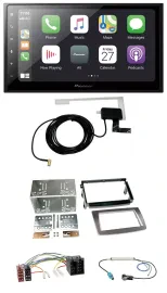 Автомагнитола Pioneer 2 DIN Bluetooth DAB USB MP3 для Alfa Romeo Mito (2008–2014)