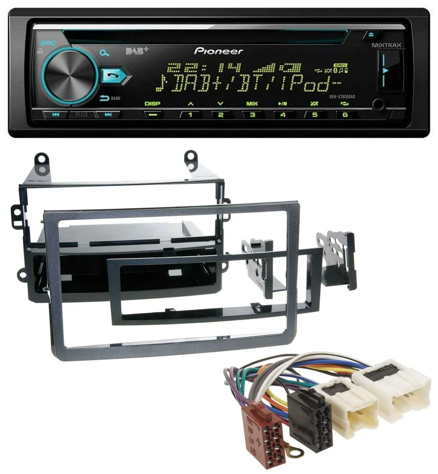 Pioneer DAB MP3 CD USB Bluetooth Autoradio für Nissan 350Z (ab 2006)