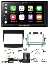 Pioneer 2DIN Lenkrad USB DAB DVD Bluetooth Autoradio für Porsche 911 991 2011-20