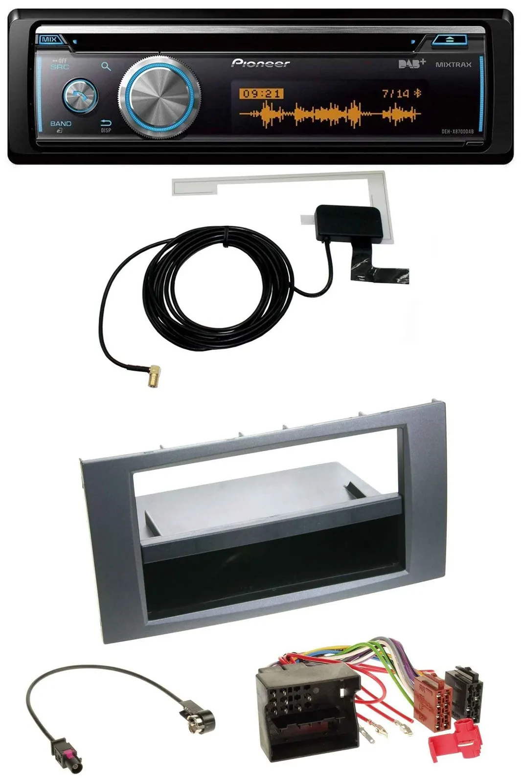 Pioneer Bluetooth DAB MP3 USB CD Autoradio für Ford Fusion Kuga Transit 05-12 an