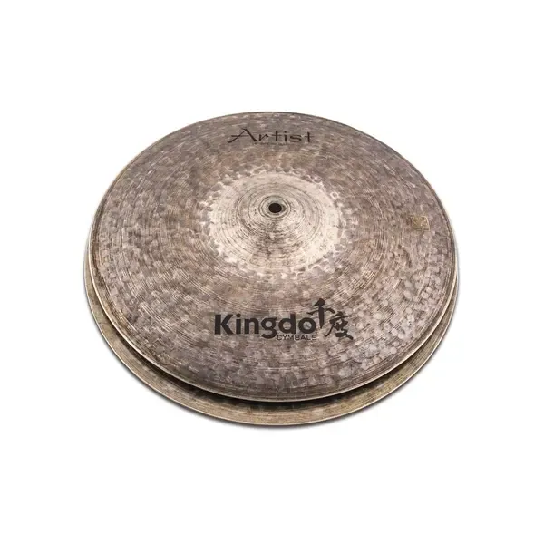 Тарелка барабанная KINGDO 14" Artist Dark Hi-Hat (пара)