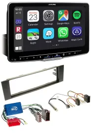 Alpine Bluetooth MP3 USB DAB Autoradio für Audi A3 8P 03-06 Aktivsystem Mini-ISO