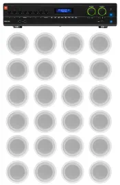 Потолочная акустика JBL CCL5T White с усилителем (24 штуки)