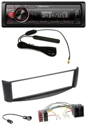 Pioneer MP3 DAB 1DIN AUX USB Autoradio für Smart ForTwo (1998-2007)