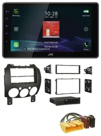 JVC DAB MP3 Bluetooth USB Autoradio für Mazda 2 (ab 2007)