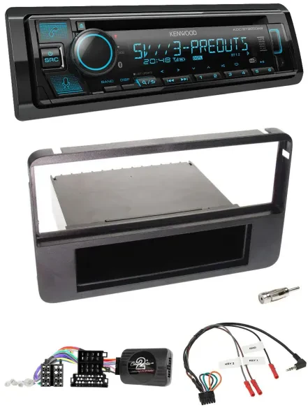 Kenwood Bluetooth USB CD Lenkrad DAB Autoradio für Alfa 159 Brera Spider