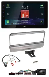 Автомагнитола для Ford Mondeo 2000–2002 JVC DAB, Bluetooth, USB, серебристая